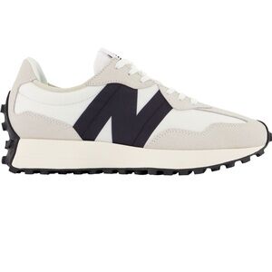 New Balance Women’s 327 White and Black Sneakers